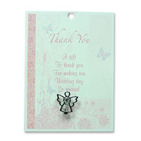 Confetti Thank you angel pin