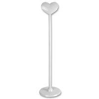 White heart table number holder