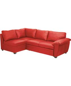 Conrad Fernando Leather Left Hand Sofa Bed Corner Group