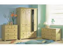 CONSORT 3-door 4-drawer wardrobe