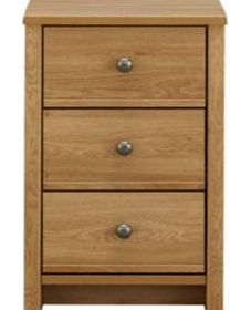 Consort Oak Effect 3 Drawer Chest (W)458mm