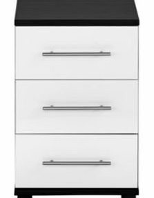 Consort White Oak Effect 3 Drawer Chest (W)404mm