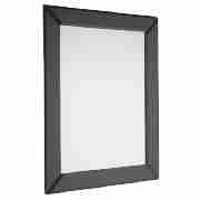 Black Bevelled Mirror 42x100cm