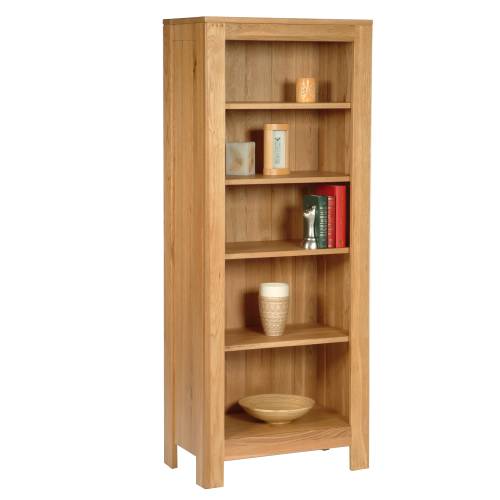 Contemporary Oak Range Contemporary Oak Bookcase Tall 303.218