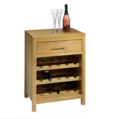 Contemporary  Oak Range Contemporary Oak Wine Rack 303.251