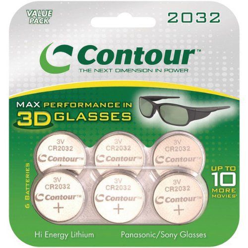 Contour CR2032 Battery - x6 Pack