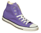 Converse All Star Hi Purple Canvas Trainers