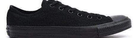 Converse All Star Ox Canvas Black Mono 6 UK