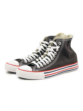 Converse Black/White Chuck Taylor Details Hi Trainer