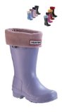 FLEECE WELLY SOCKS Pink