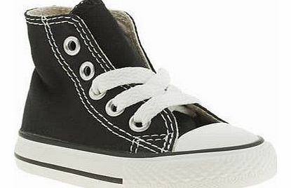 kids converse black all star hi unisex toddler