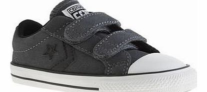 Converse kids converse dark grey star player 2v boys