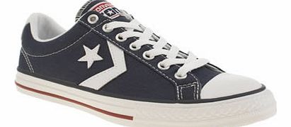 kids converse navy  white star player oxford