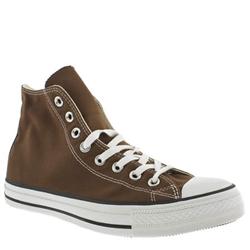 Converse Male All Star Hi Stars N Bars Fabric Upper in Brown