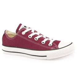 Converse Male All Star Lo Fabric Upper in Burgundy