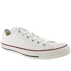 Converse Male All Star Lo Fabric Upper in White