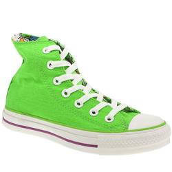 Converse Male Converse All Star Down Hi Fabric Upper in Green