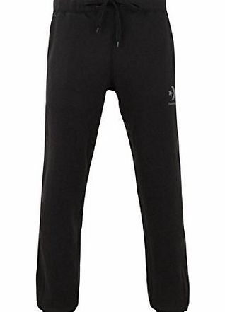 Converse Mens Fleece Cuff Joggers Jogging Tracksuit Bottoms Pants Trousers Black L