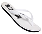 Sandstar White/Black Rubber Flip Flops