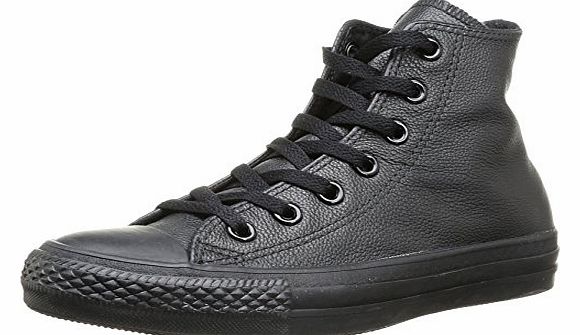 Unisex-Adult Chuck Taylor All Star Adulte Mono Leather HI Trainers 14530 8 Noir Mono 11.5 UK, 46 EU