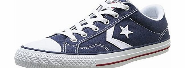 Converse Unisex-Adult Star Player Adulte Core Canvas OX Trainers 289162 10 Marine/Blanc 9.5 UK, 43 EU