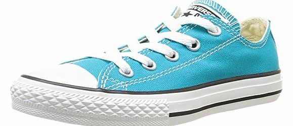 Unisex-Child Chuck Taylor All Star Junior Seasonal OX Trainers 15762 22 Turquoise 2.5 UK, 35 EU