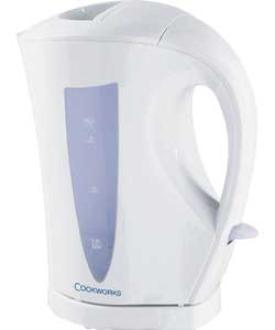 Cookworks Plastic Kettle - White