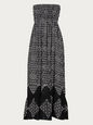 DRESSES BLACK M/L COOL-U-RUFFLELONG