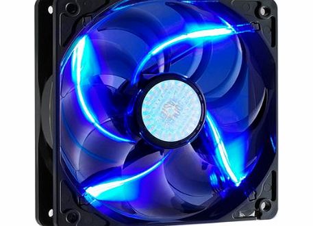 Cooler Master SickleFlow 120 - Sleeve Bearing 120mm Blue LED Silent Fan for Computer Cases, CPU Coolers, and Radiators