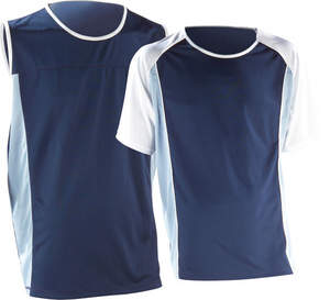 Tanktop + T-Shirt, navy, in various sizes