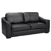 Large Leather Sofa, Black