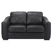 Regular Leather Sofa, Black