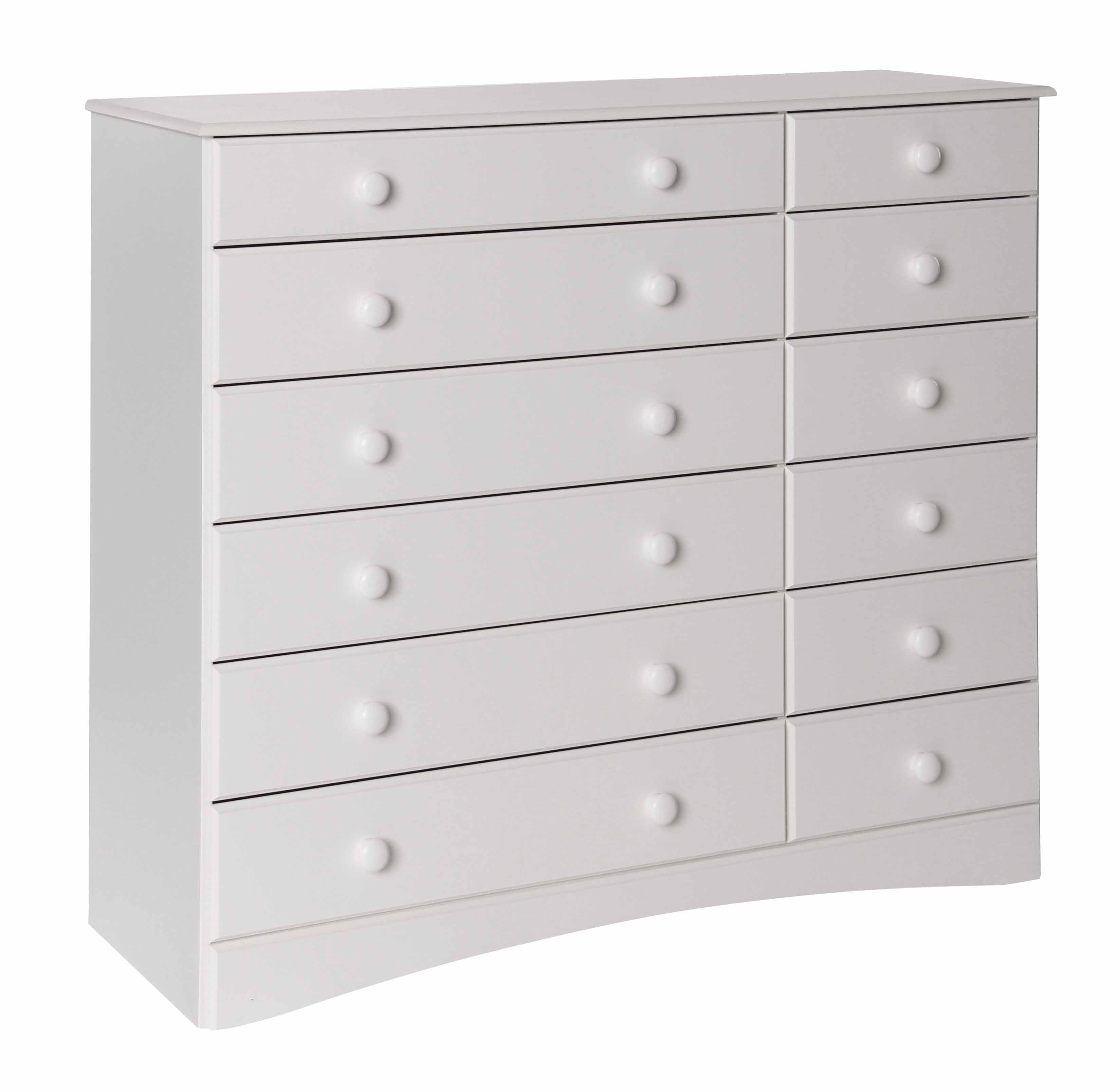 Copenhagen White 2 3 4 Drawer Chest