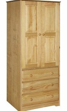 2 Door 3 Drawer Wardrobe