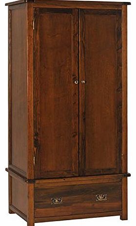 Boston BT221 Walnut 2 Door Wardrobe