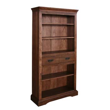 Camille 4 Shelf 2 Drawer Bookcase