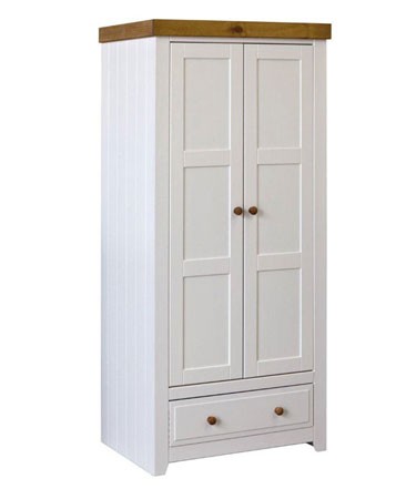 Core Products Capri 2 Door 1 Drawer Wardrobe