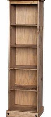 Corona Tall Narrow Bookcase