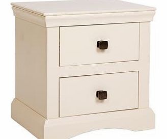 Quebec 2 Drawer Bedside Cabinet