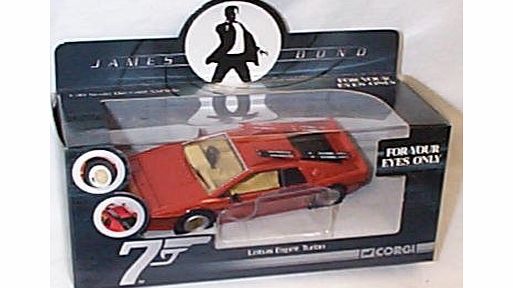 Corgi  james bond 007 lotus esprit turbo car 1.36 scale diecast model