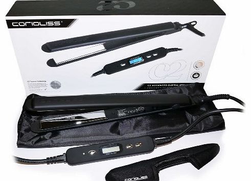 C2 Black Soft Touch Black Hair Straightening Iron