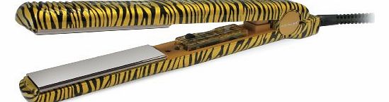 City Style Titanium Gold Leopard Hair Straightener