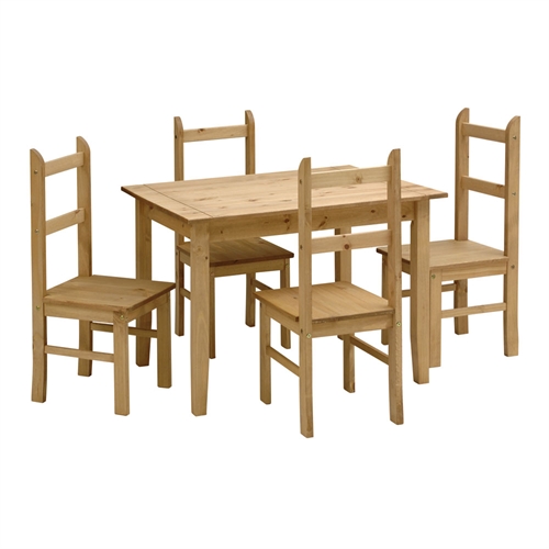 Dining Set with 4 Chairs