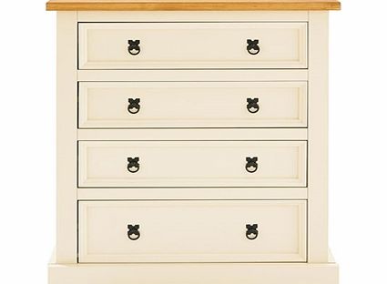 Corona Painted 4 Drawer Chest 1037.006