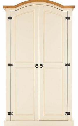 Corona Painted Double Wardrobe 1037.002