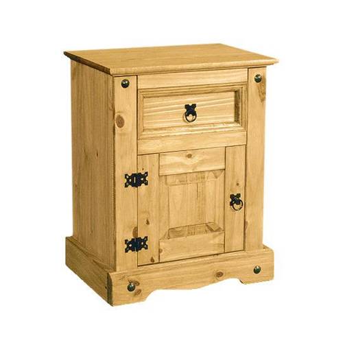 Corona Pine Bedside Cabinet 297.116