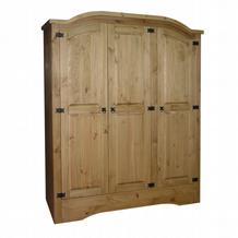 corona Pine Wardrobe - Triple