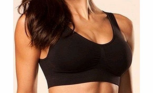 Corsetstoreuk Comfortable Seamless Leisure Yoga Stretch Sports Bra Comfort Crop Top Vest Different colours & S