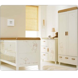 Cosatto Sketch Book Pooh Furniture Set. Free Mattress