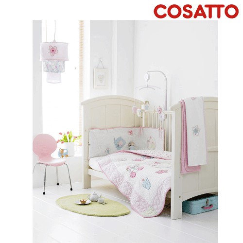 Tea Time Pink Coverlet